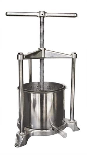 Ostepresse, 5 liter. Højde 47 cm. 